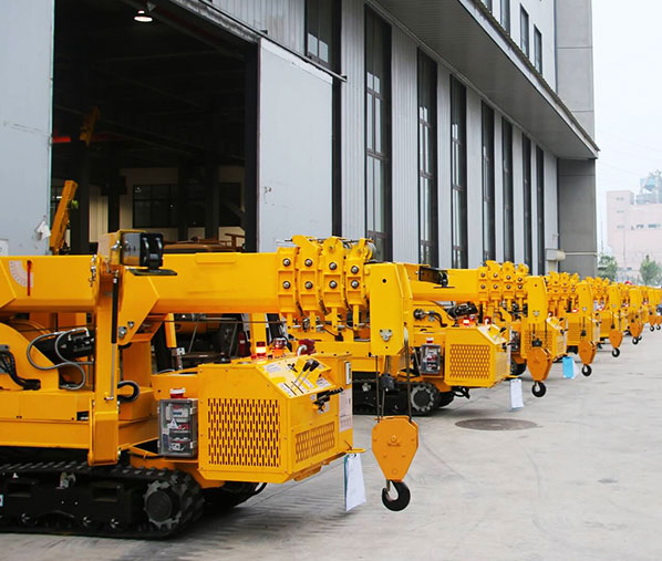 SHENGMIAO spider crawler crane